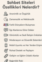 Sohbet Siteleri Özellikleri Nelerdir